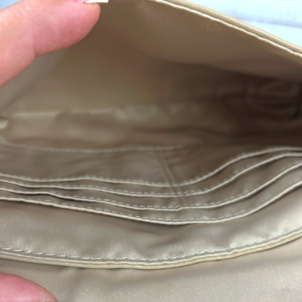 COACH KRISTIN SHOULDER BAG BEIGE CREAM  CROSSBODY‎ SMALL PURSE GUC - Picture 11 of 13